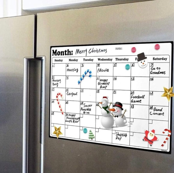 Monthly Calendar for Refrigerator