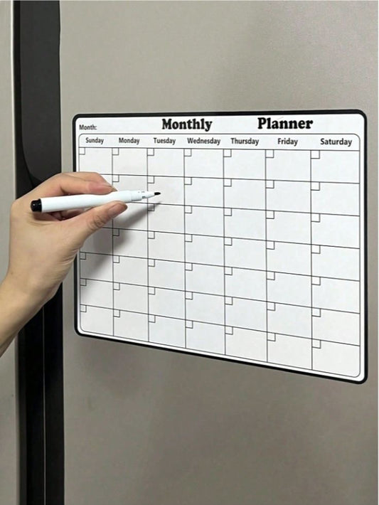 Monthly Calendar for Refrigerator